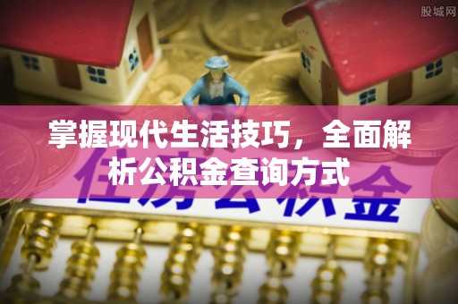 横栏掌握现代生活技巧，全面解析公积金查询方式