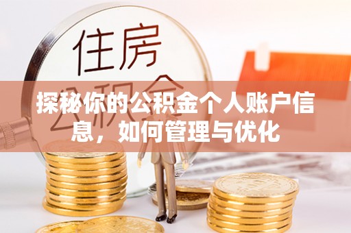 横栏探秘你的公积金个人账户信息，如何管理与优化