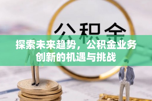横栏探索未来趋势，公积金业务创新的机遇与挑战