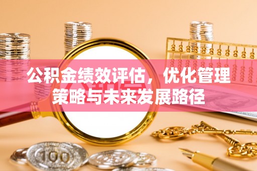 横栏公积金绩效评估，优化管理策略与未来发展路径
