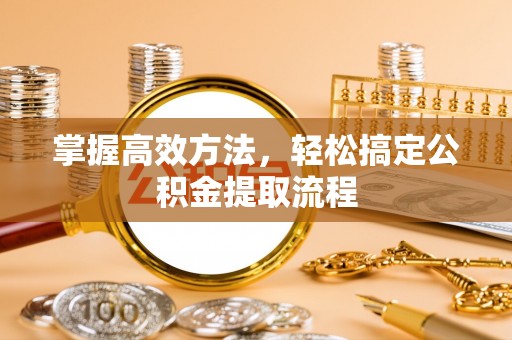 横栏掌握高效方法，轻松搞定公积金提取流程
