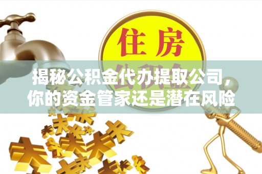 横栏揭秘公积金代办提取公司，你的资金管家还是潜在风险？
