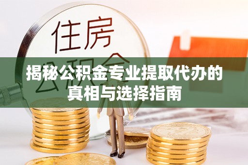 横栏揭秘公积金专业提取代办的真相与选择指南